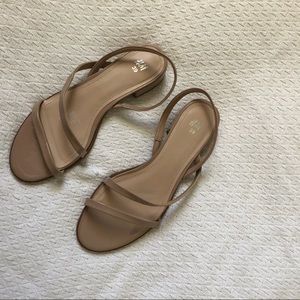 NUDE MINI BLOCK HEELS 👠